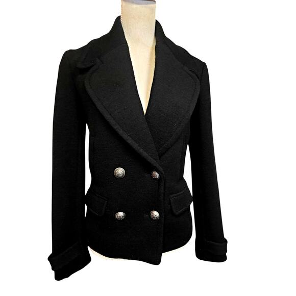 Armani Exchange Black Wool Blazer - Picture 2 of 6